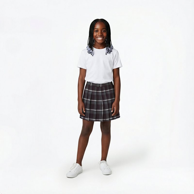 French Toast Little & Big Kid Girls Pleated Skirt, 20, Red