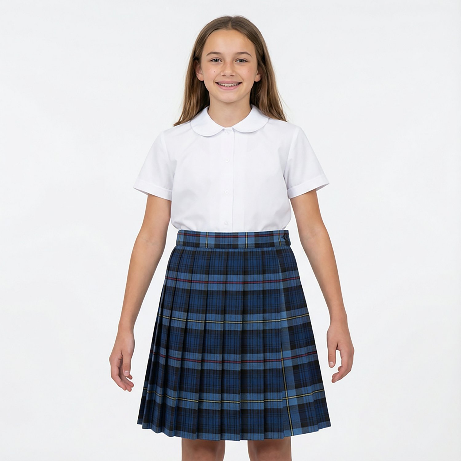 French Toast Girls' Plaid Pleated Uniform Skirt                                                                                  - view number 2