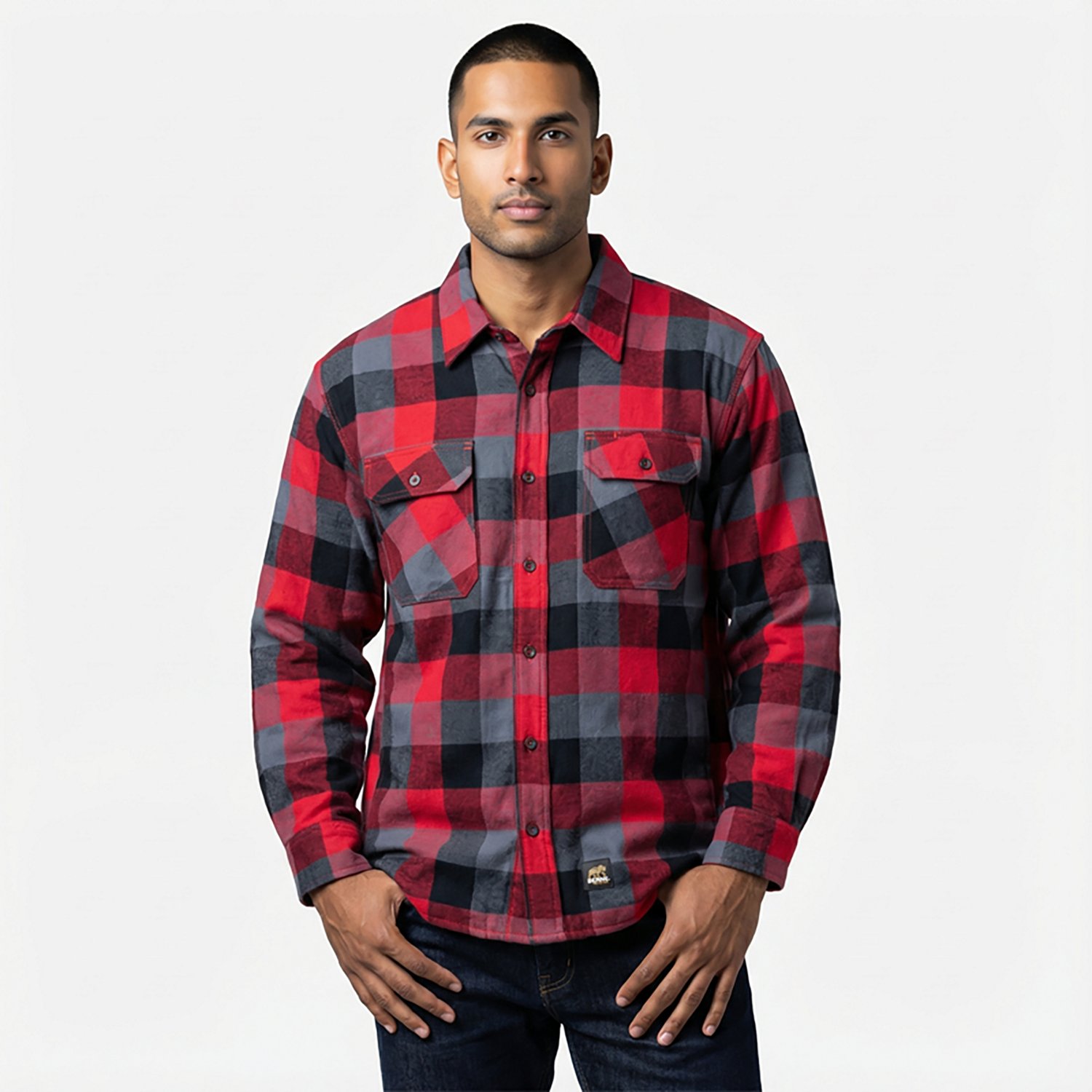 Berne Men's Flannel Shirt Jacket - view number 2
