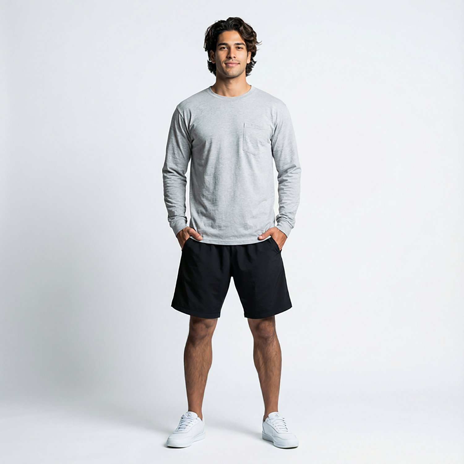 Berne Men's Heavyweight Long Sleeve Pocket T-shirt