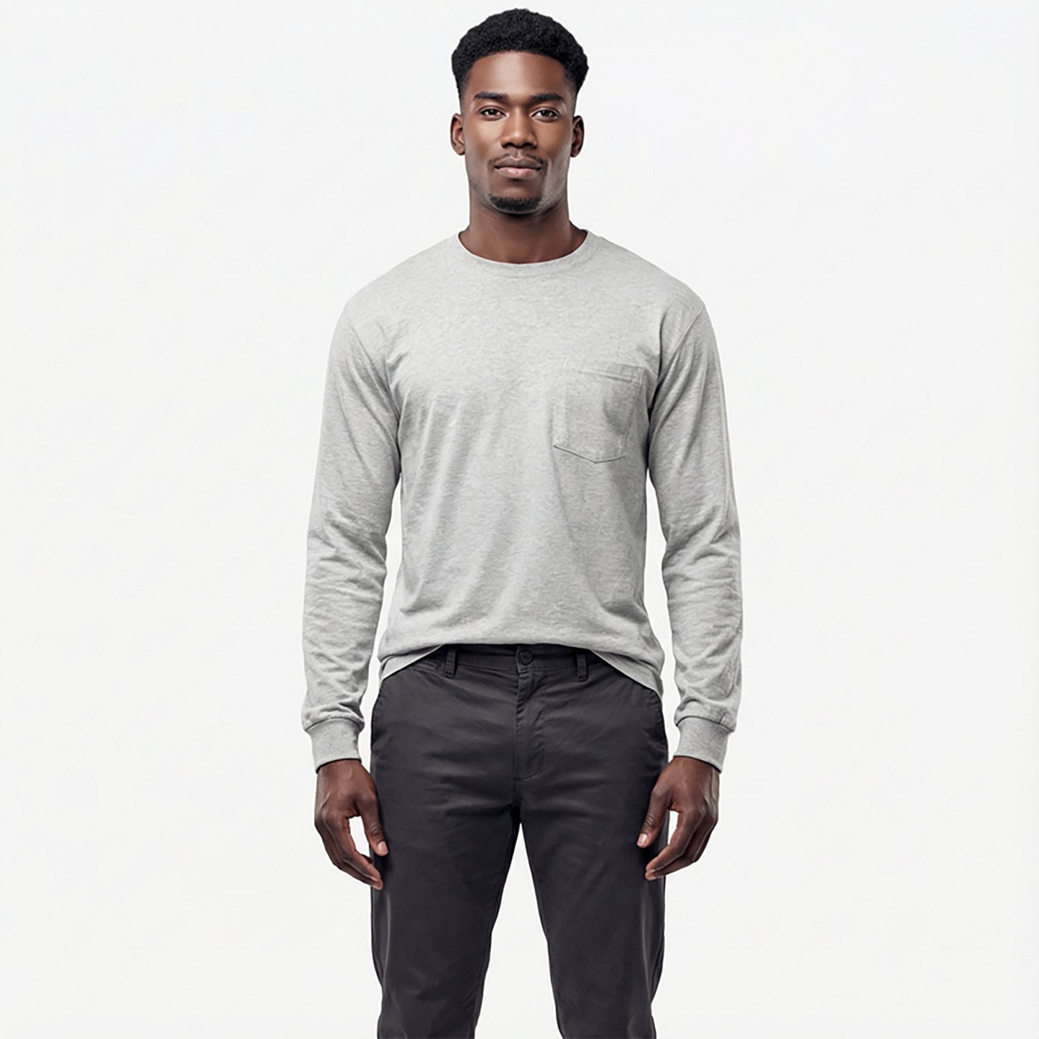 Berne Men's Heavyweight Long Sleeve Pocket T-shirt - view number 2