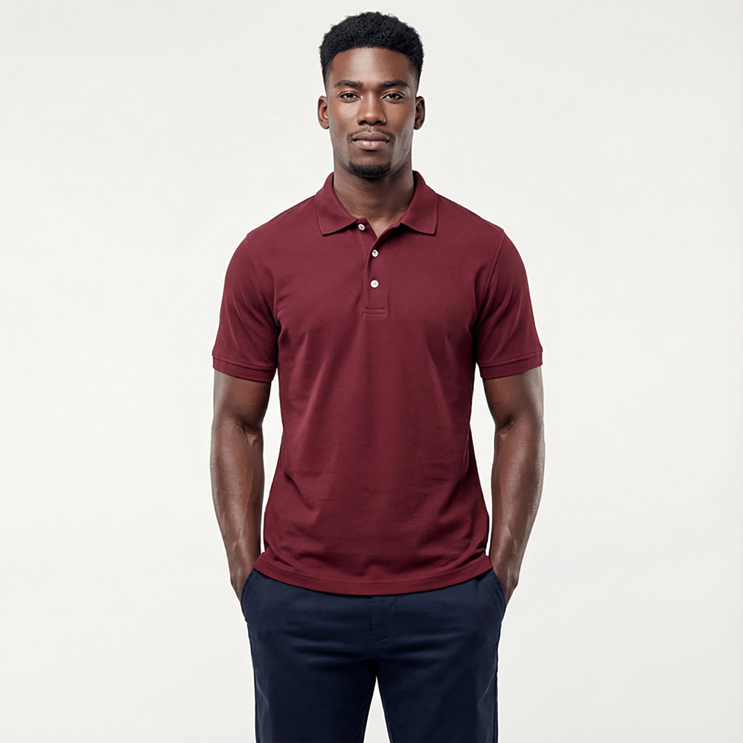 French Toast @School Men's Pique Polo Shirt                                                                                      - view number 2