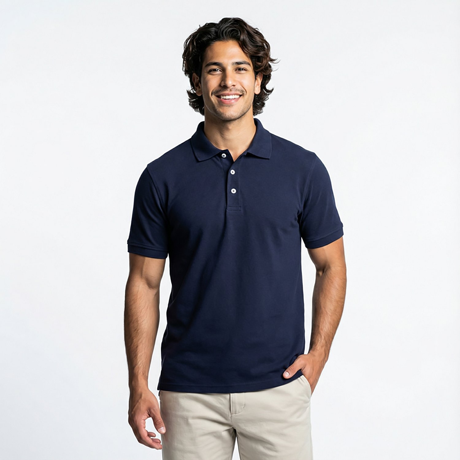French Toast @School Men's Pique Polo Shirt                                                                                      - view number 2