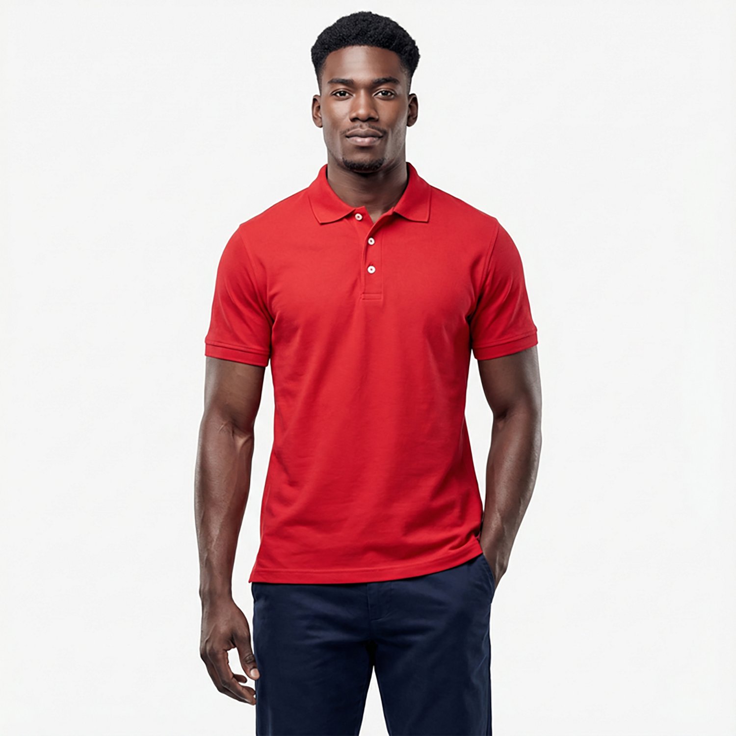 French Toast @School Men's Pique Polo Shirt                                                                                      - view number 2