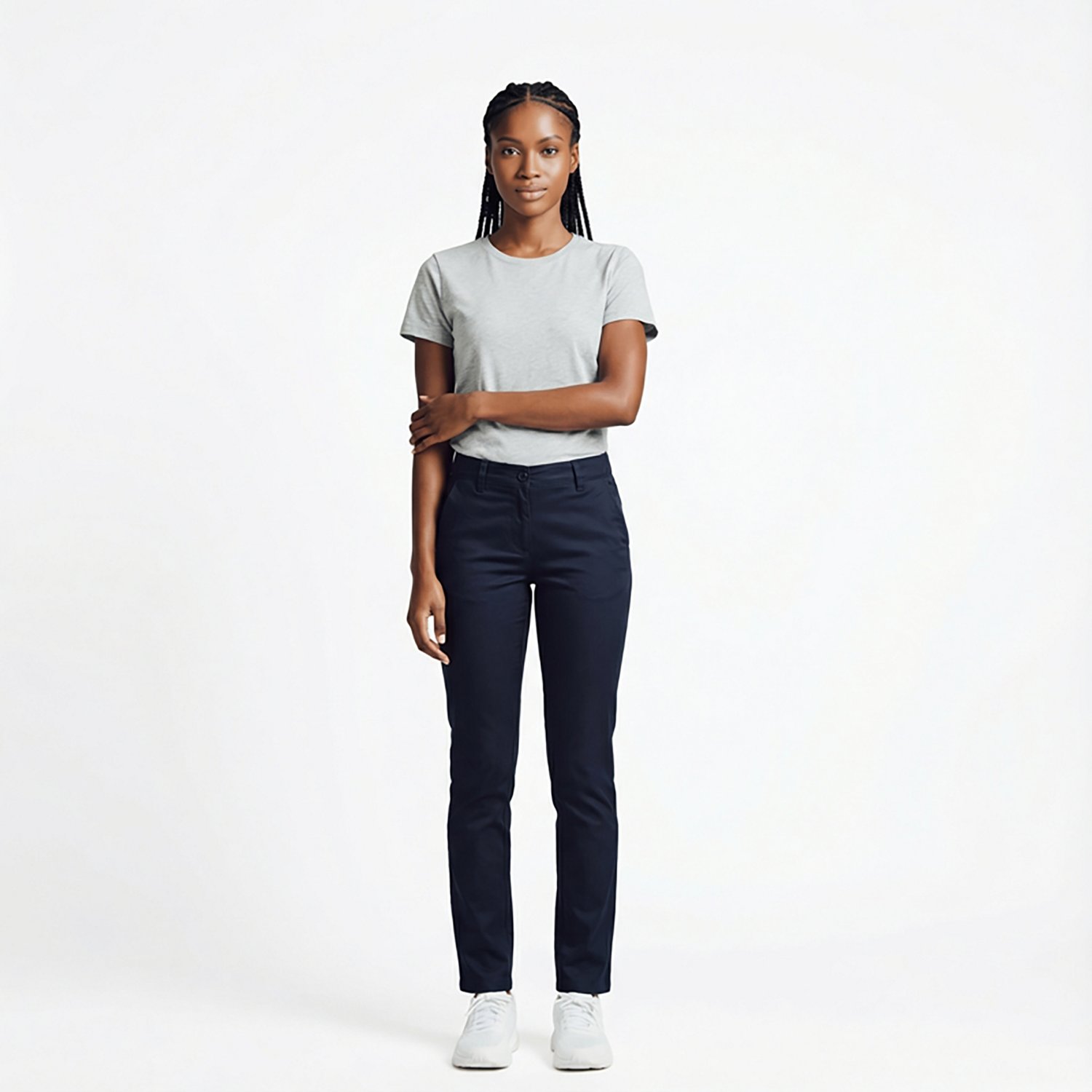 French Toast @School Women's Stretch Twill Skinny Pants
