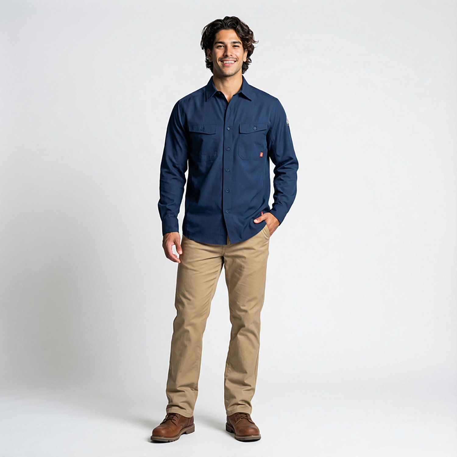 Bulwark Men's iQ Series Endurance Flame-Resistant Work Shirt