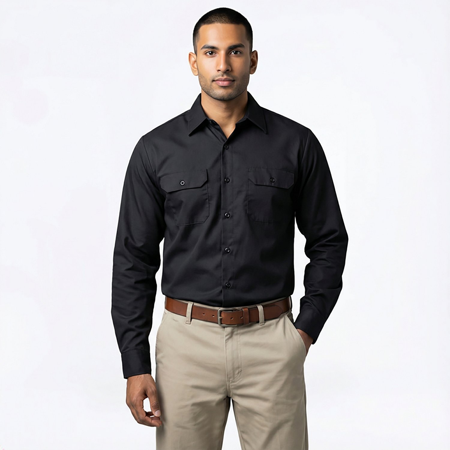 Red Kap Men's Long Sleeve Industrial Work Shirt - view number 2