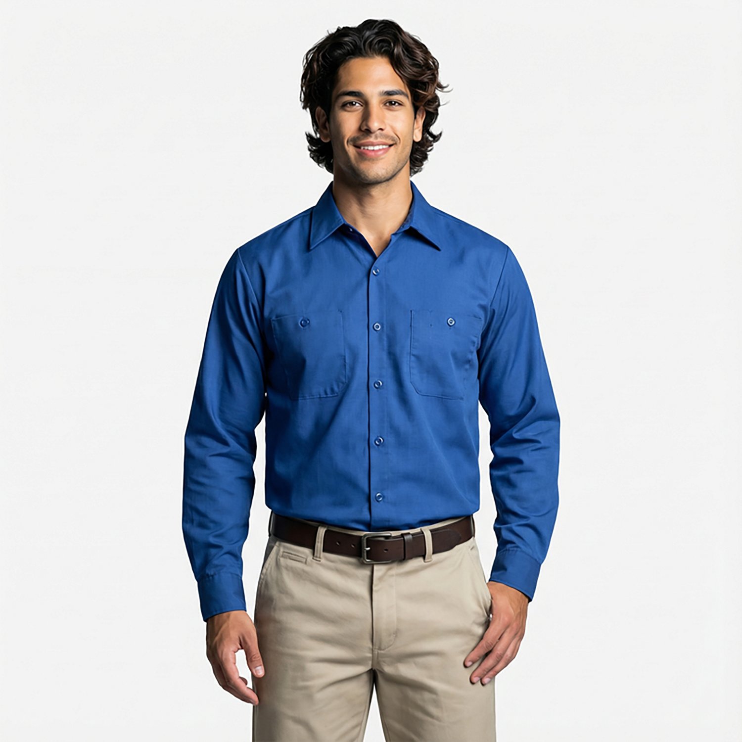 Red Kap Men's Long Sleeve Industrial Work Shirt - view number 2