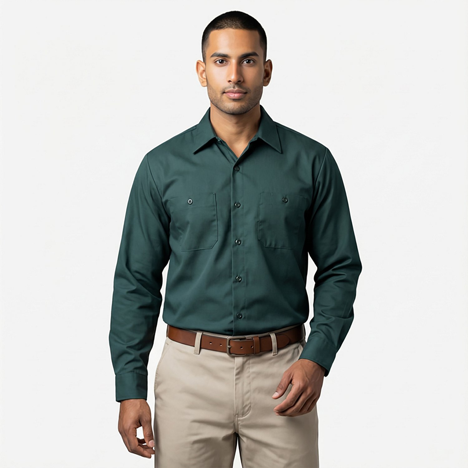 Red Kap Men's Long Sleeve Industrial Work Shirt - view number 2