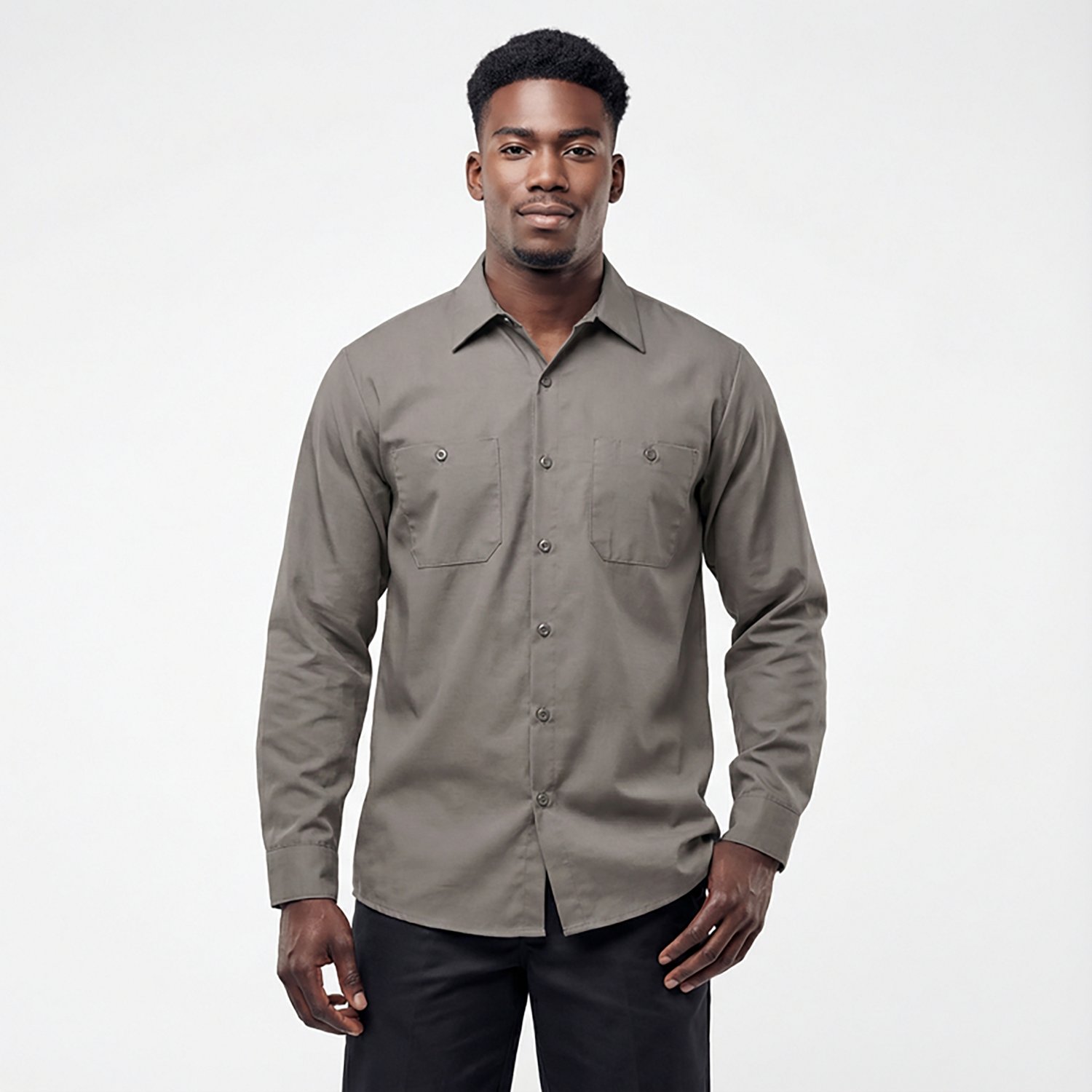 Red Kap Men's Long Sleeve Industrial Work Shirt - view number 2