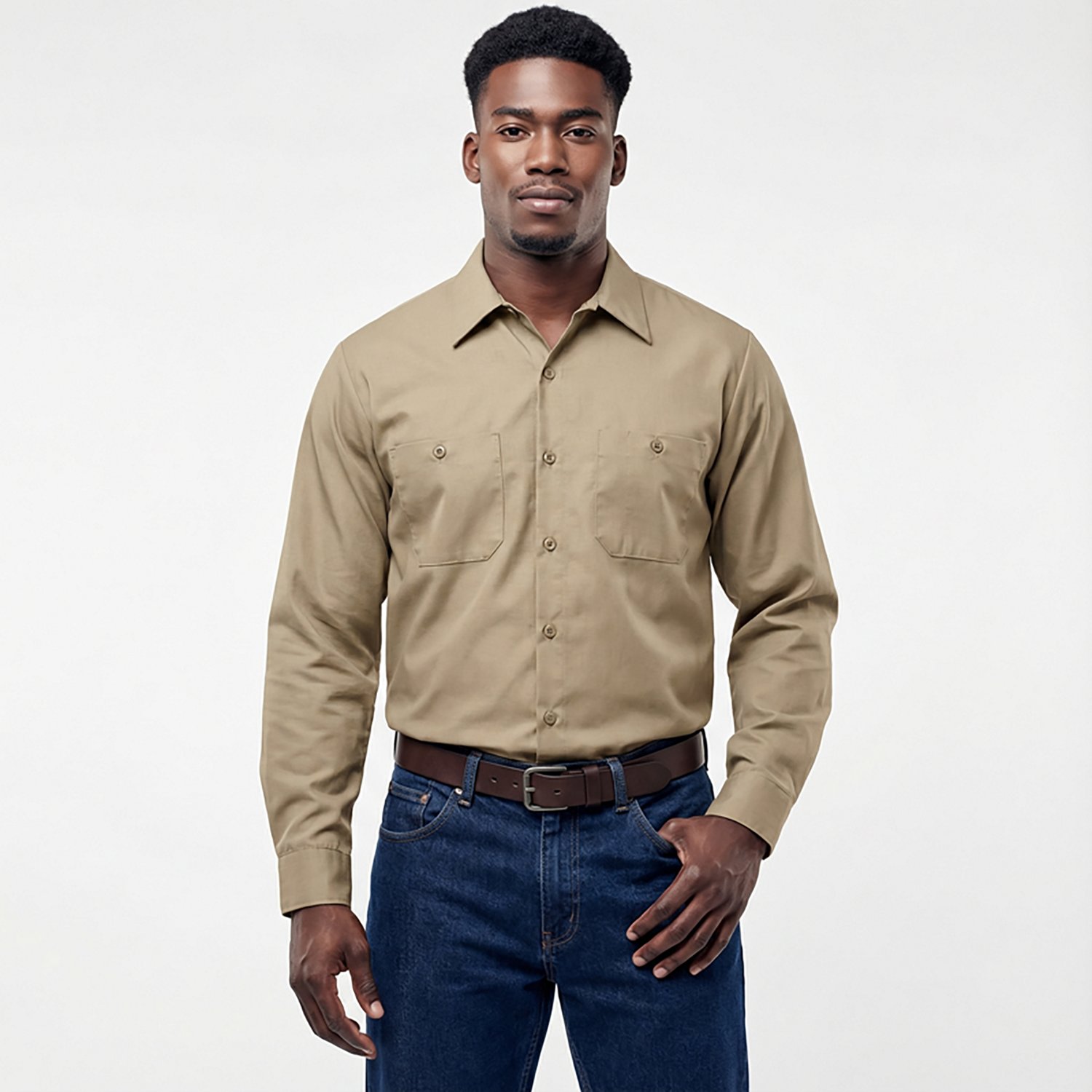 Red Kap Men's Long Sleeve Industrial Work Shirt - view number 2