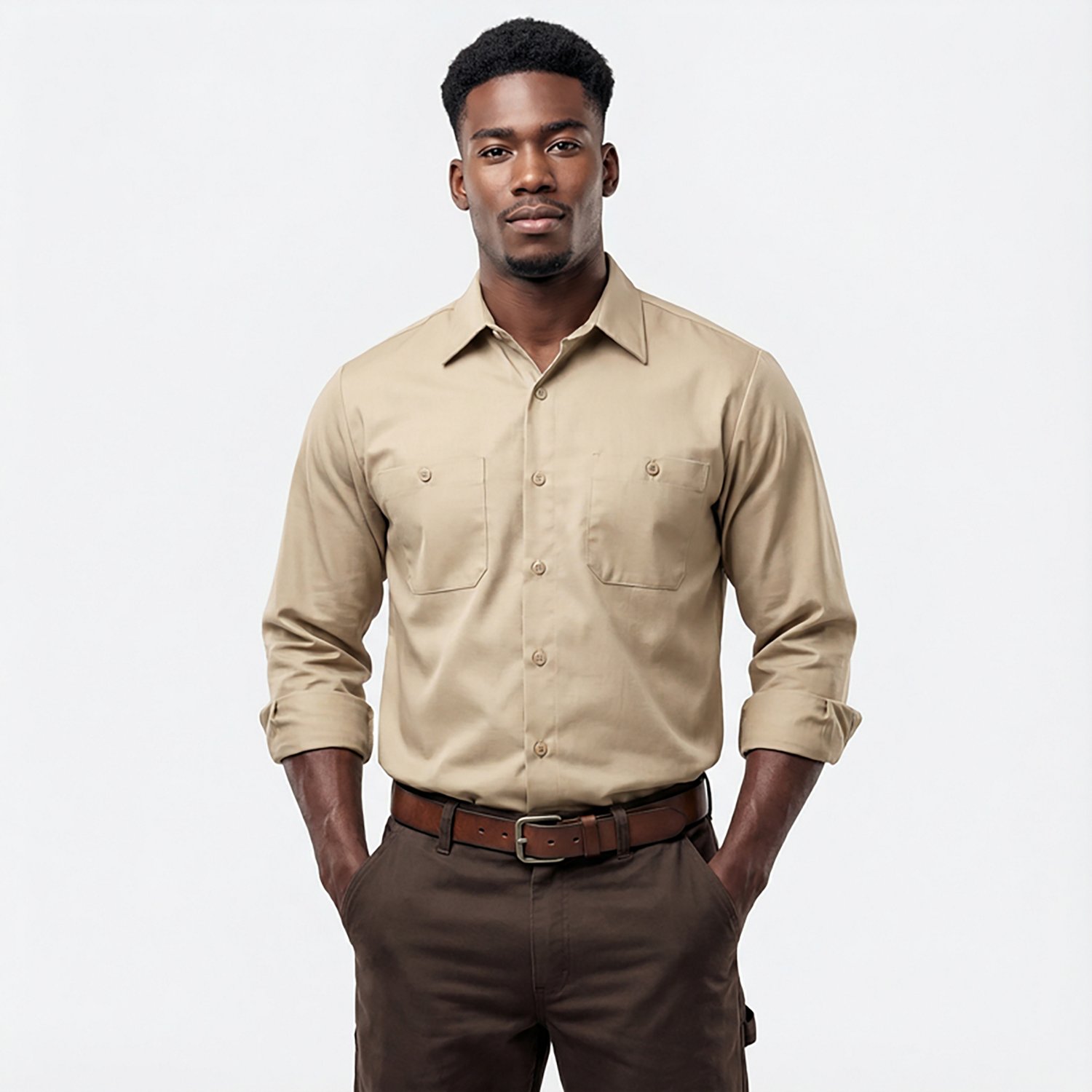 Red Kap Men's Long Sleeve Industrial Work Shirt - view number 2