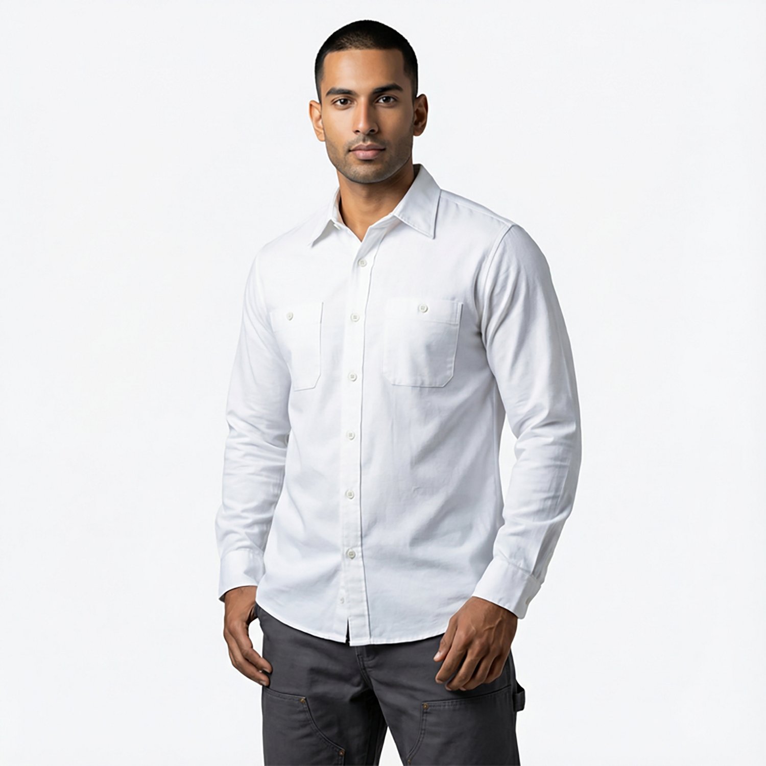 Red Kap Men's Long Sleeve Industrial Work Shirt