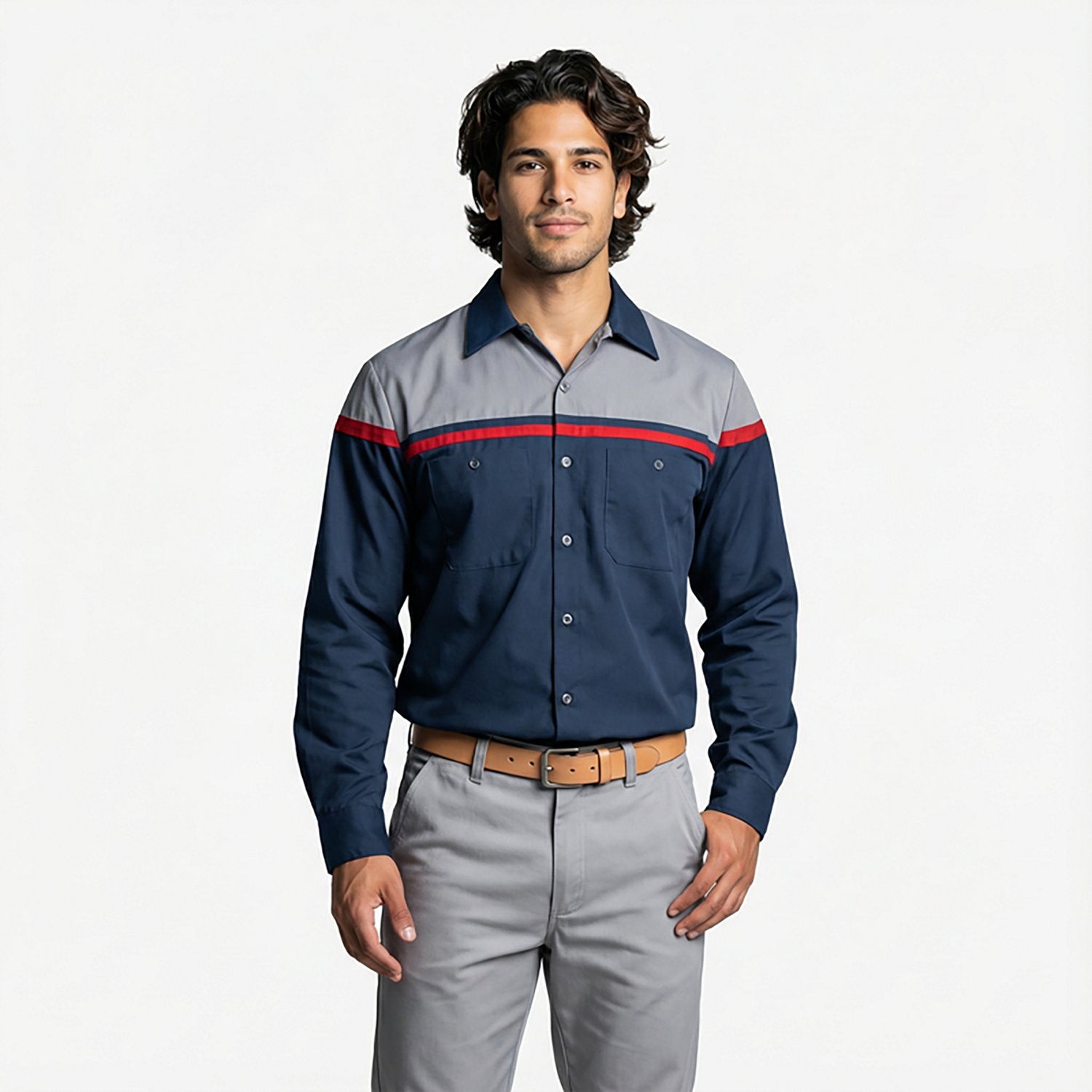 Red Kap Men's Long Sleeve Performance Tech Shirt                                                                                 - view number 2