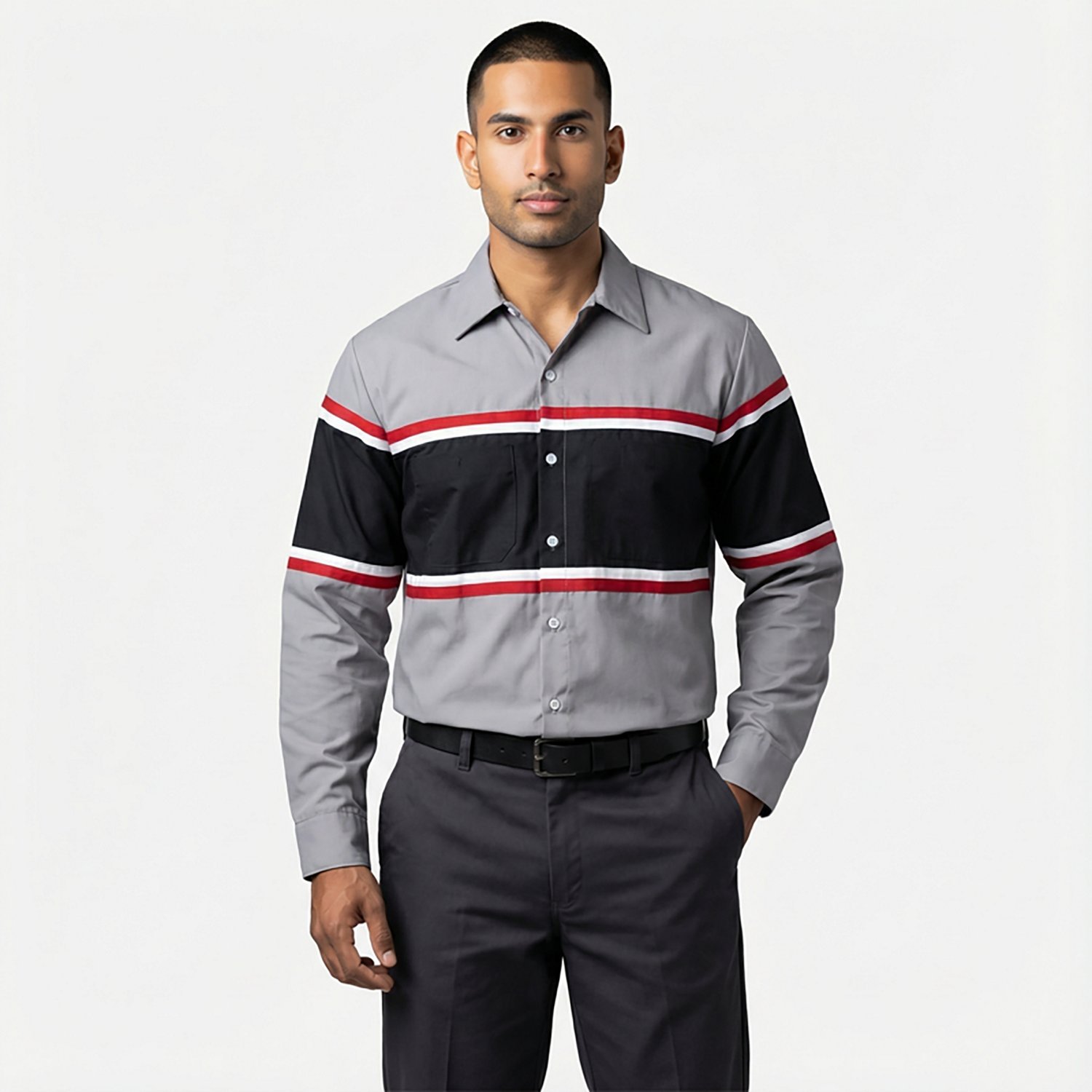 Red Kap Men's Long Sleeve Technician Shirt - view number 2