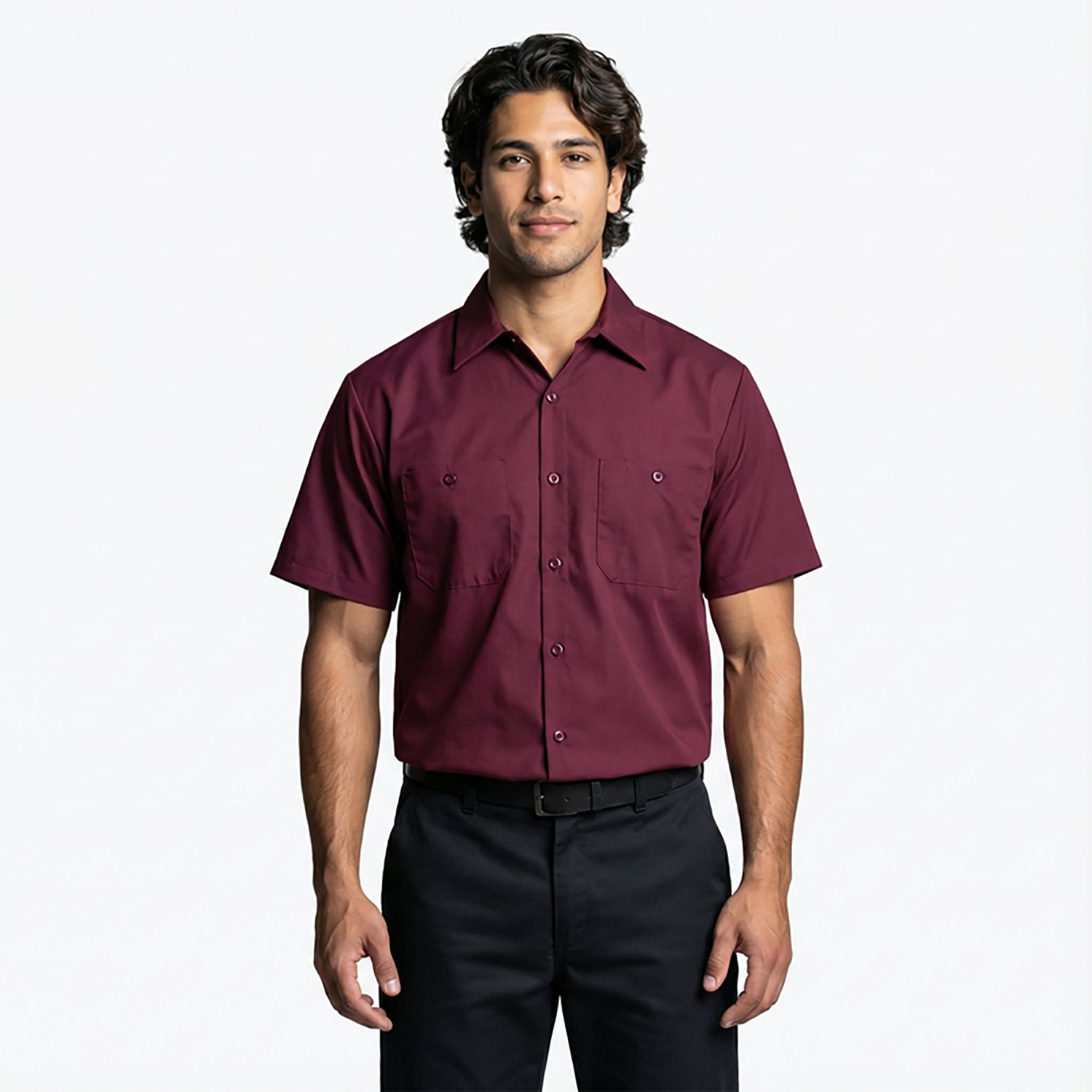 Red Kap Men's Short Sleeve Industrial Work Shirt                                                                                 - view number 2