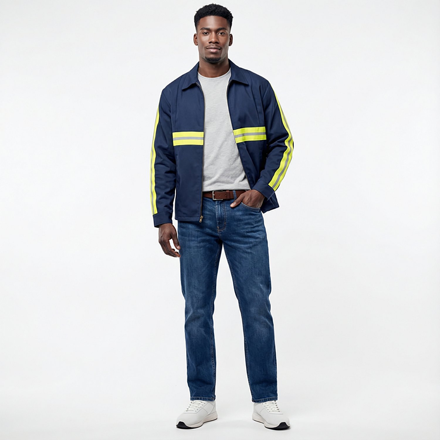 Red Kap Men's Enhanced Visibility Perma-Lined Panel Jacket