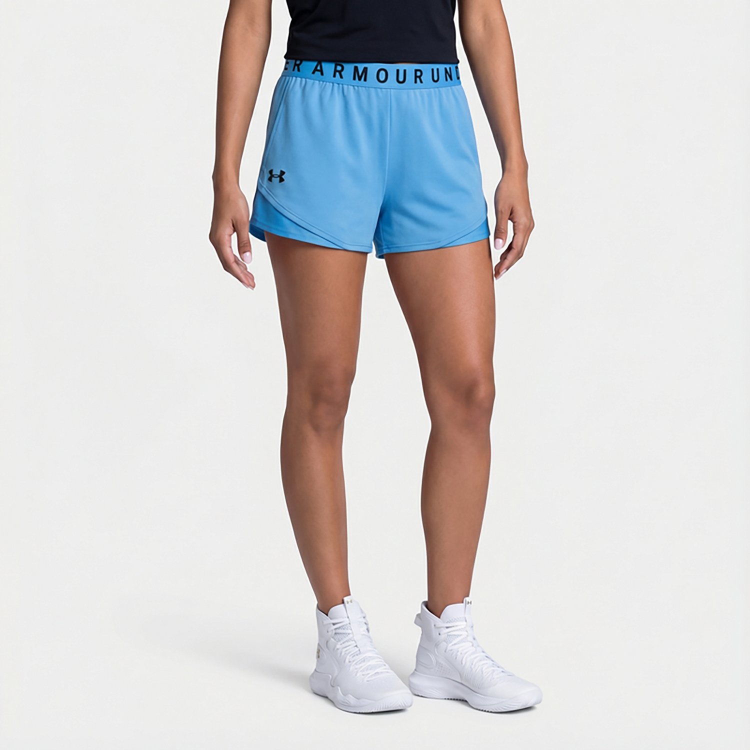 Under Armour Women's Play Up 3.0 Twist Shorts 3 in                                                                               - view number 2