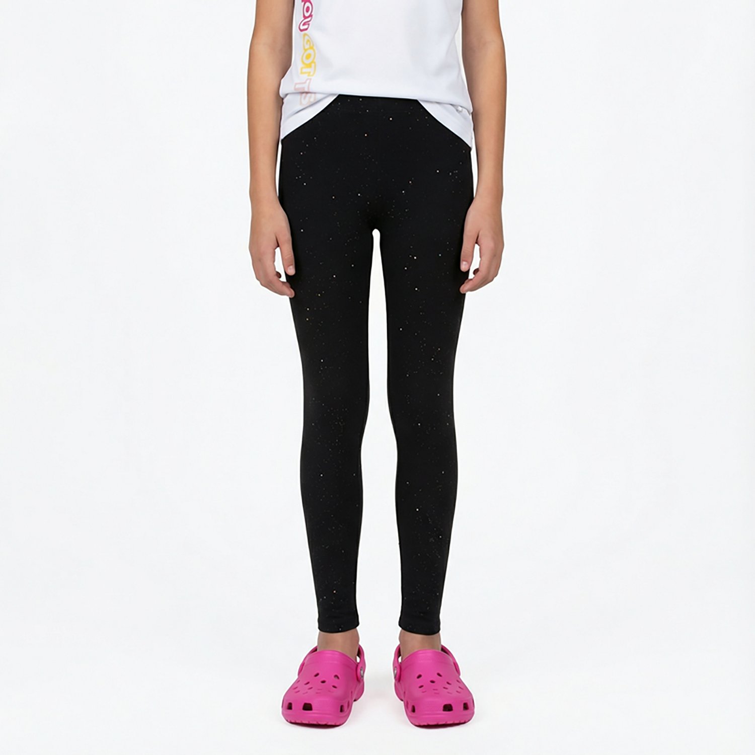 BCG Girls' Athletic Solid Cotton Leggings - view number 2