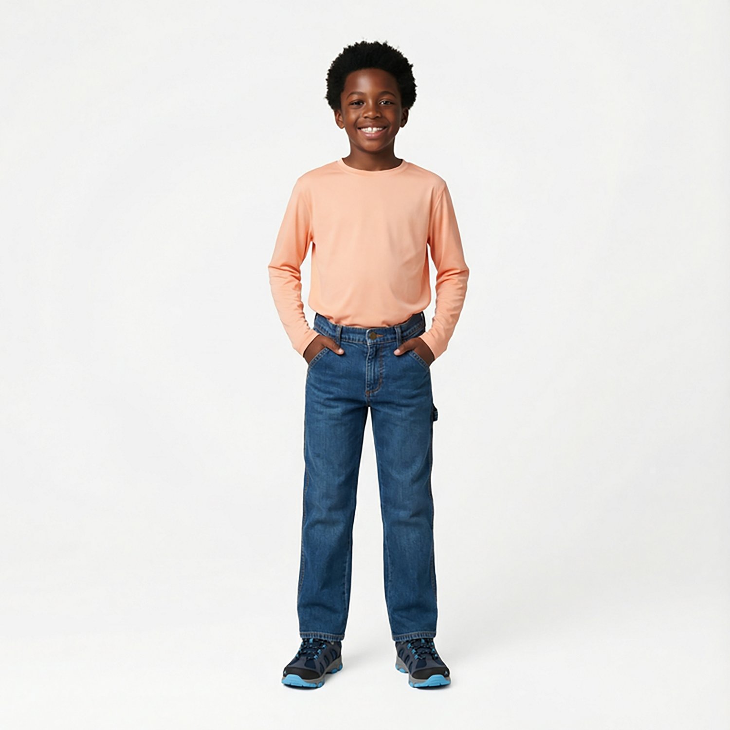 Carhartt Boys' 4-7 Dungaree Denim Jeans