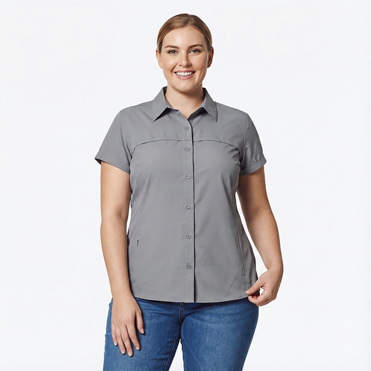 Magellan Outdoors Women's Overcast Fishing Button-Down Shirt                                                                     - view number 2