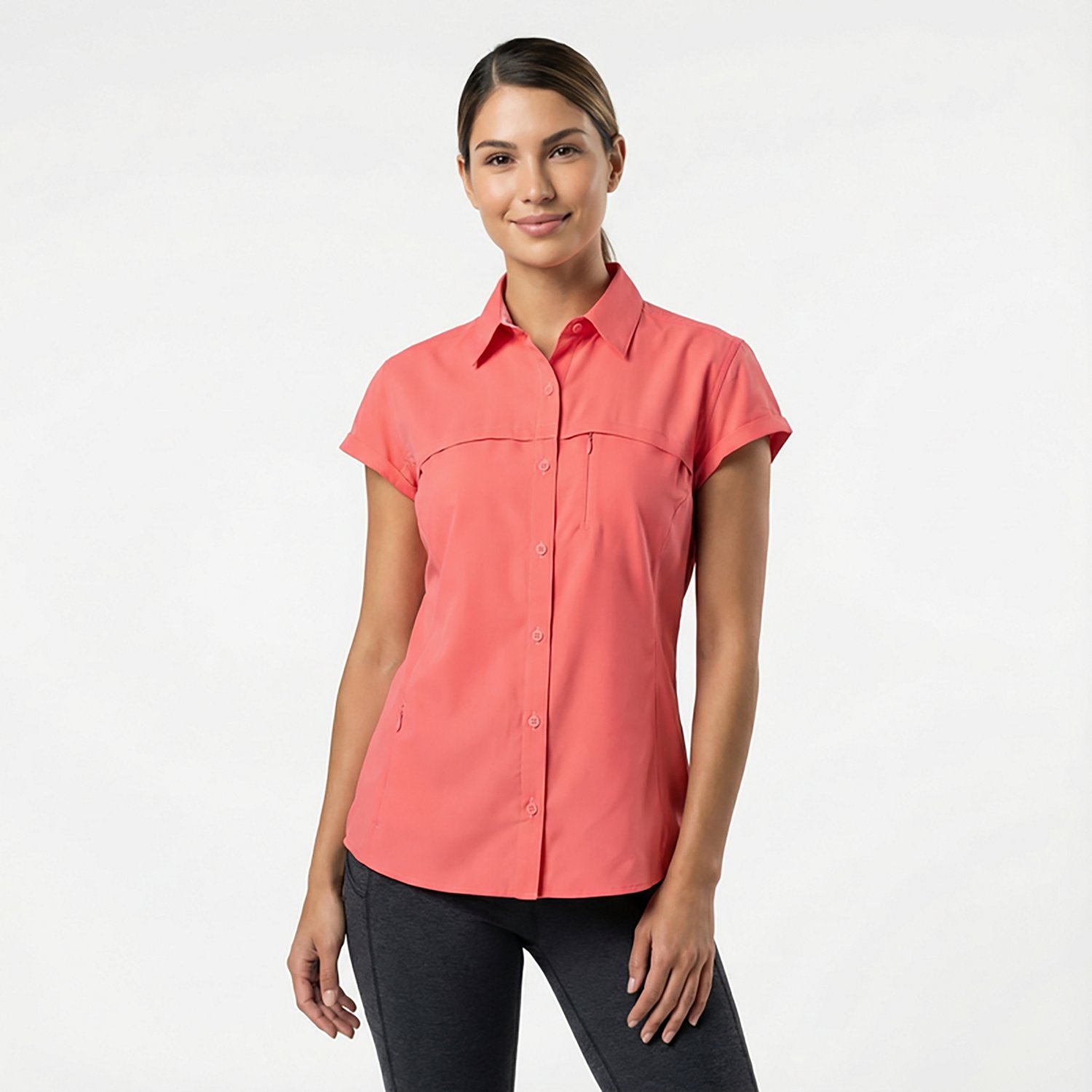 Magellan Outdoors Women's Overcast Fishing Button-Down Shirt                                                                     - view number 2