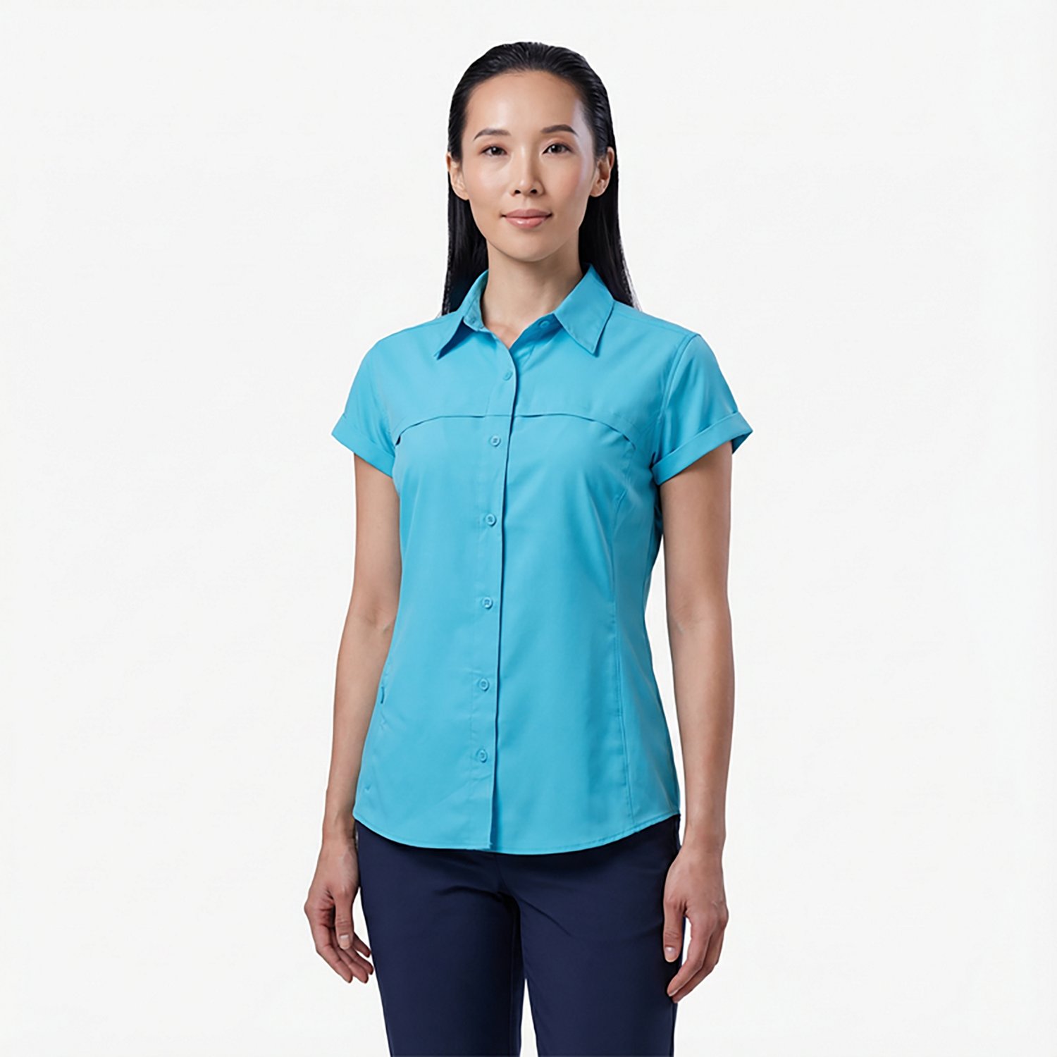 Magellan Outdoors Women's Overcast Fishing Button-Down Shirt                                                                     - view number 2