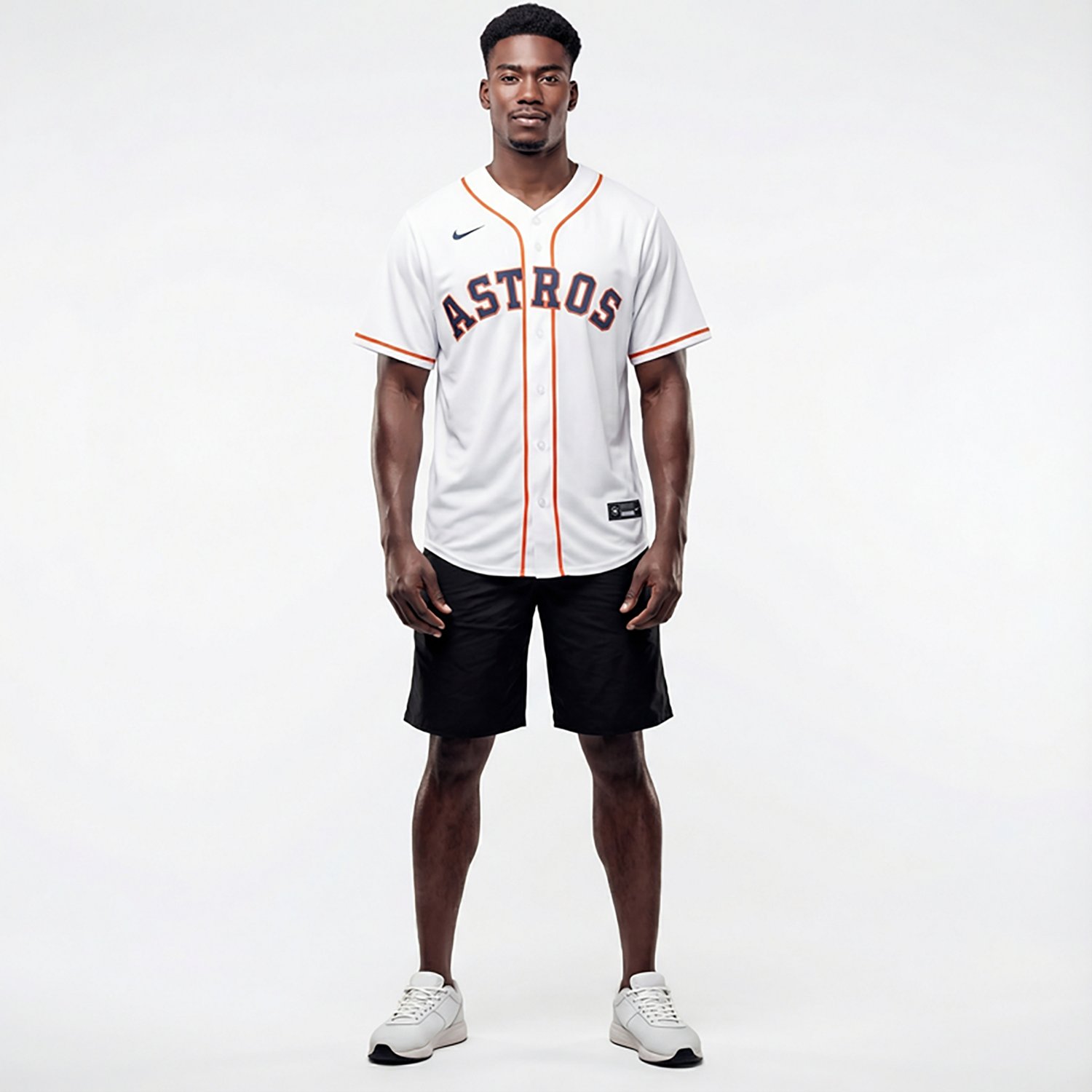 Nike Men's Houston Astros Blank Official Replica Home Jersey