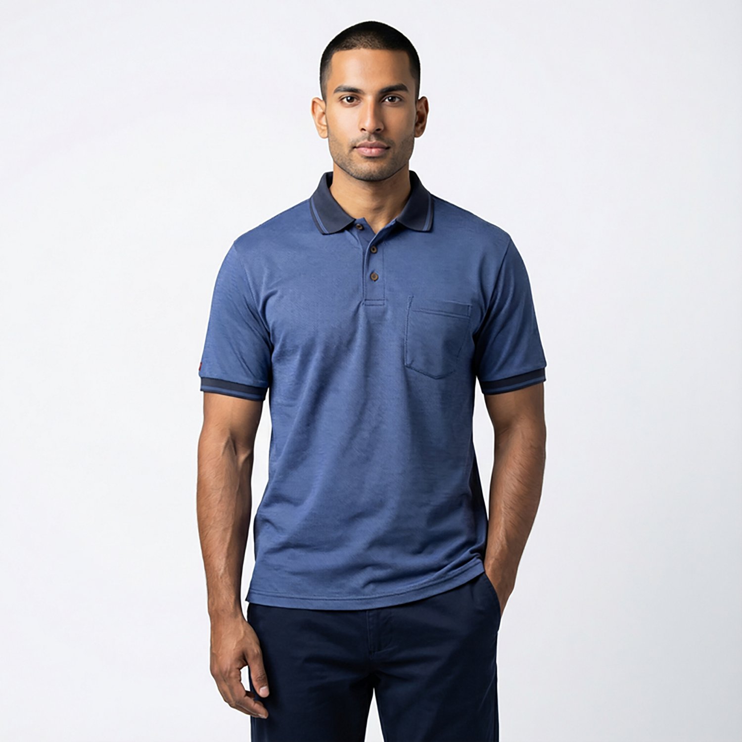 Red Kap Men's Performance Knit Twill Work Polo Shirt