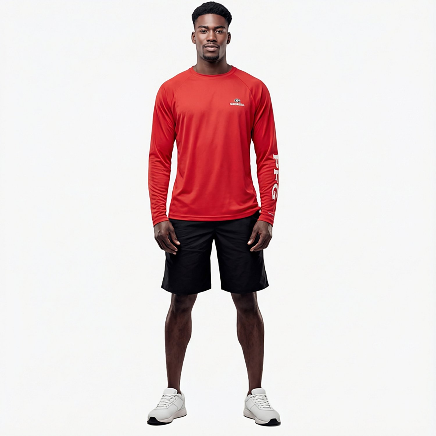 Columbia Sportswear Men's University of Georgia PFG Terminal Tackle Shirt - view number 5