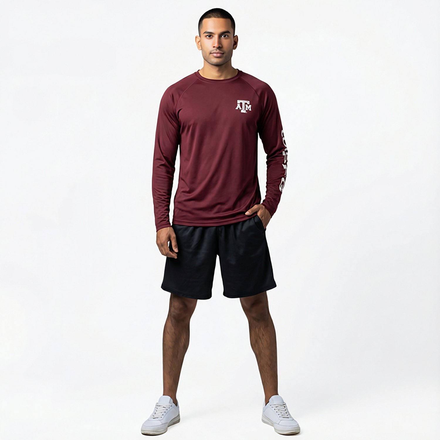 Columbia Sportswear Men's Texas A&M University Terminal Tackle Shirt - view number 6