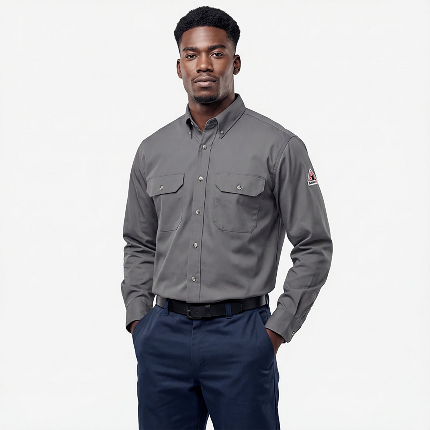 Bulwark Men's EXCEL Flame Resistant  ComforTouch Dress Uniform Shirt - view number 2