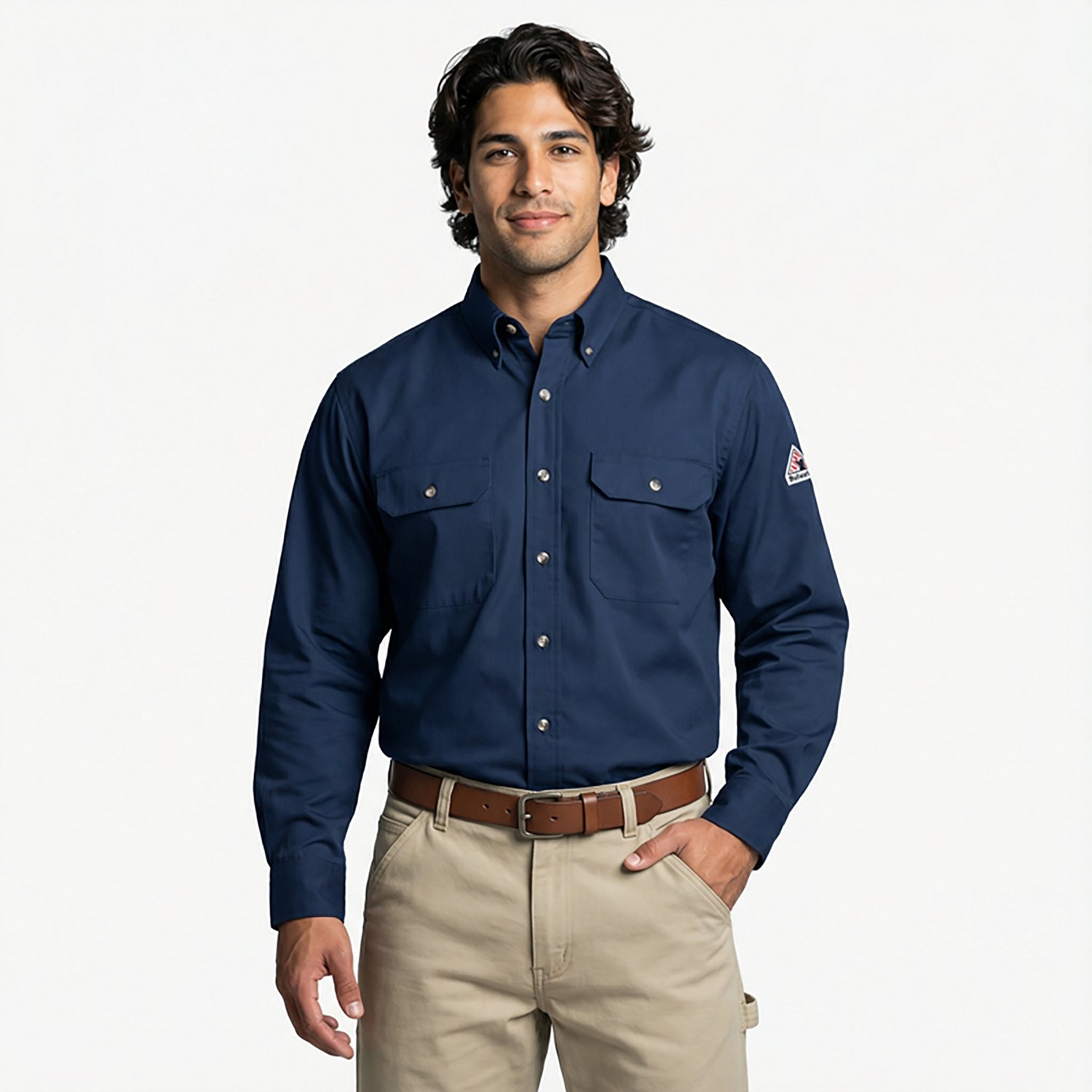 Bulwark Men's EXCEL Flame Resistant  ComforTouch Dress Uniform Shirt - view number 2