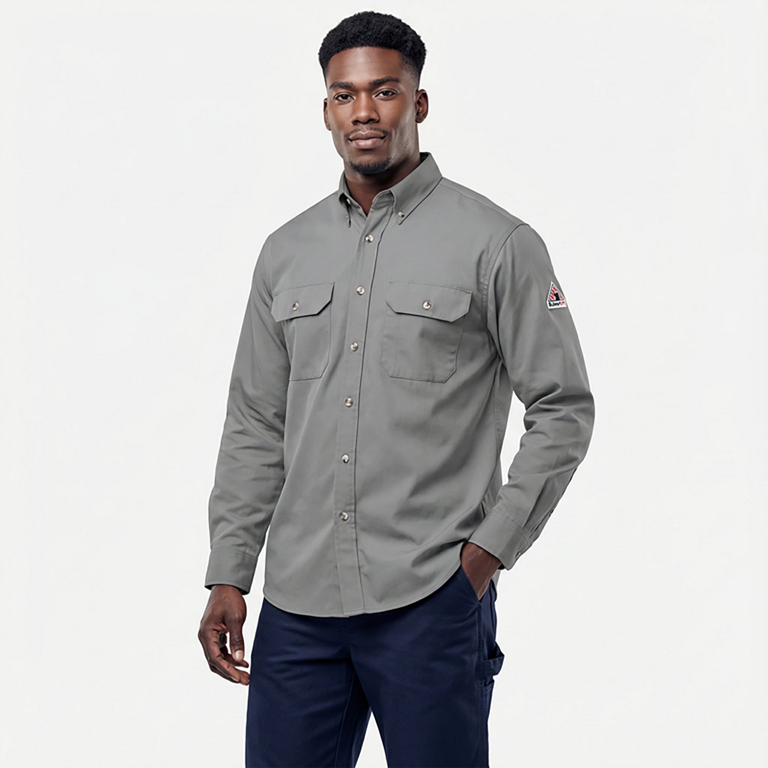 Bulwark Men's EXCEL Flame Resistant  ComforTouch Dress Uniform Shirt - view number 2