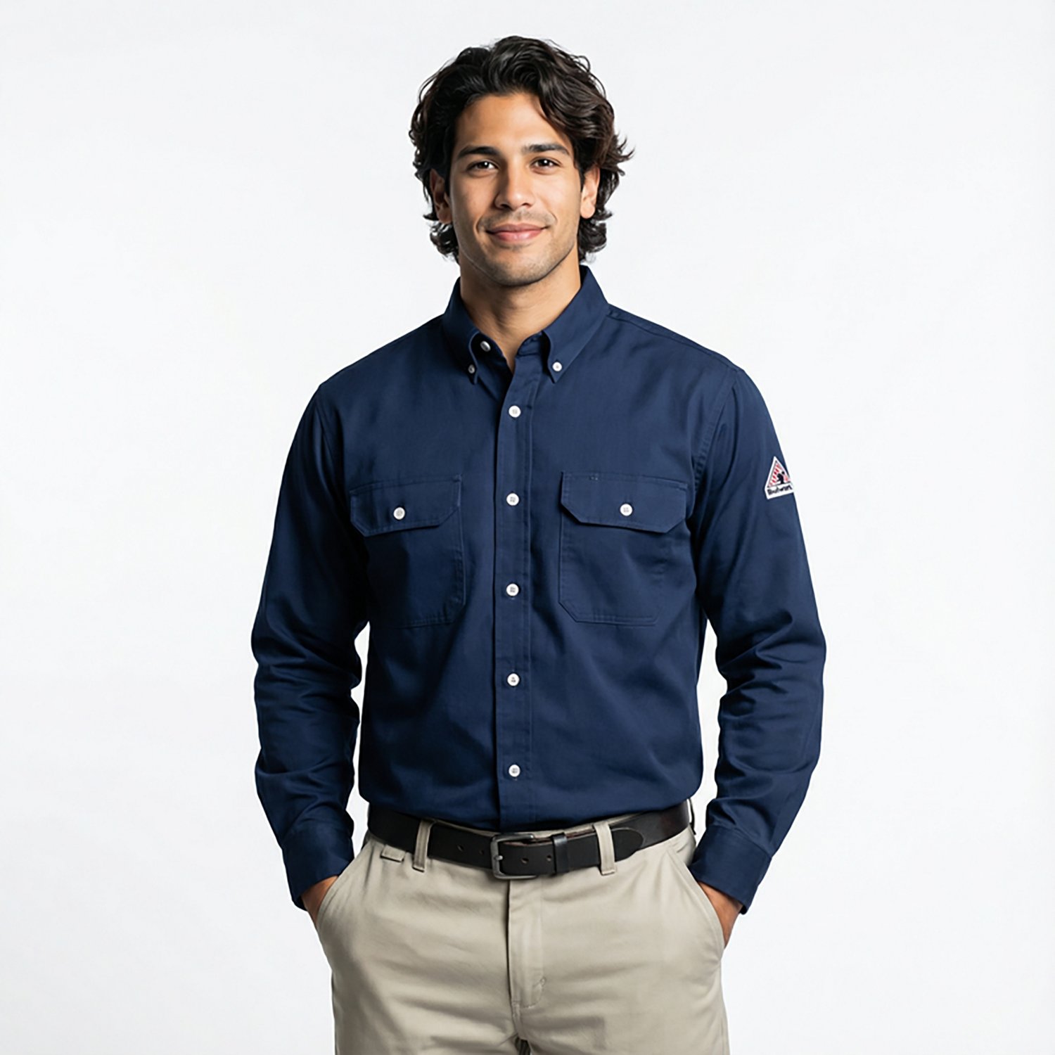 Bulwark Men's CoolTouch 2 Dress Uniform Long Sleeve Work Shirt - view number 2