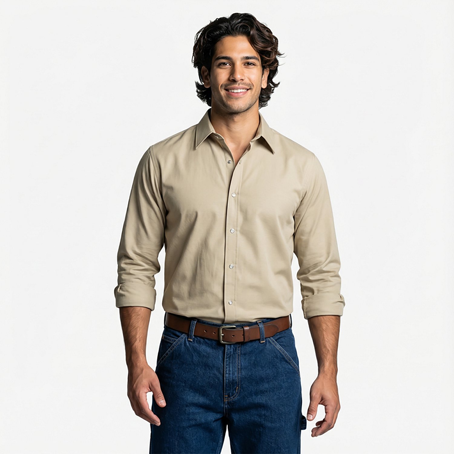 Red Kap Men's Specialized Pocketless Long Sleeve Work Shirt - view number 2
