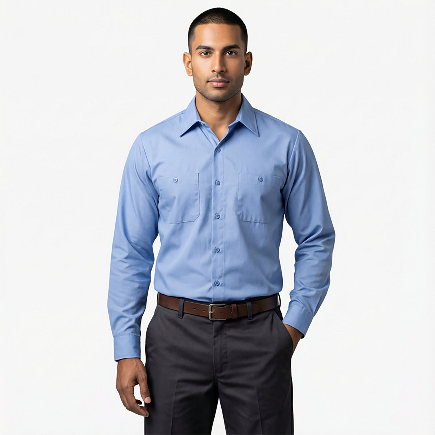 Red Kap Men's MIMIX Long Sleeve Work Shirt - view number 2