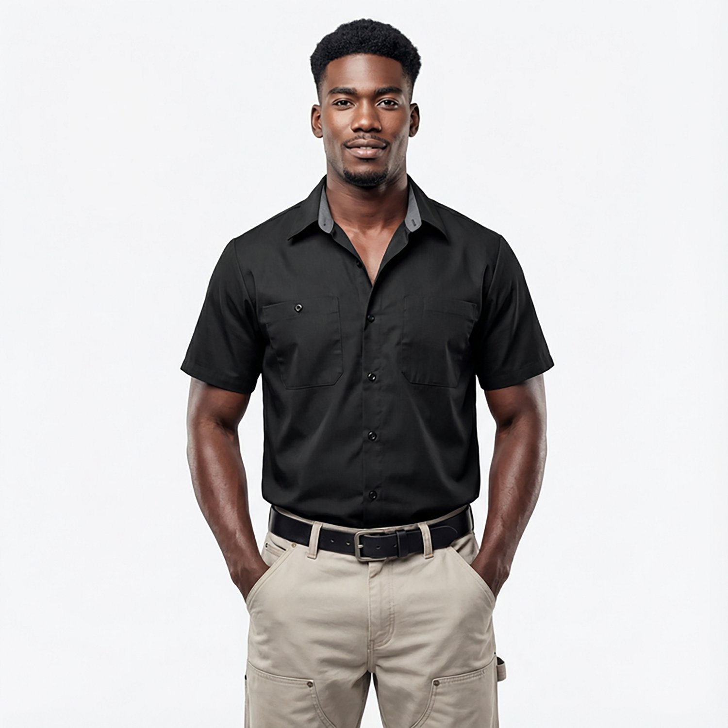 Red Kap Men's Performance Plus Shop Short Sleeve Shirt with OilBlok Technology                                                   - view number 2