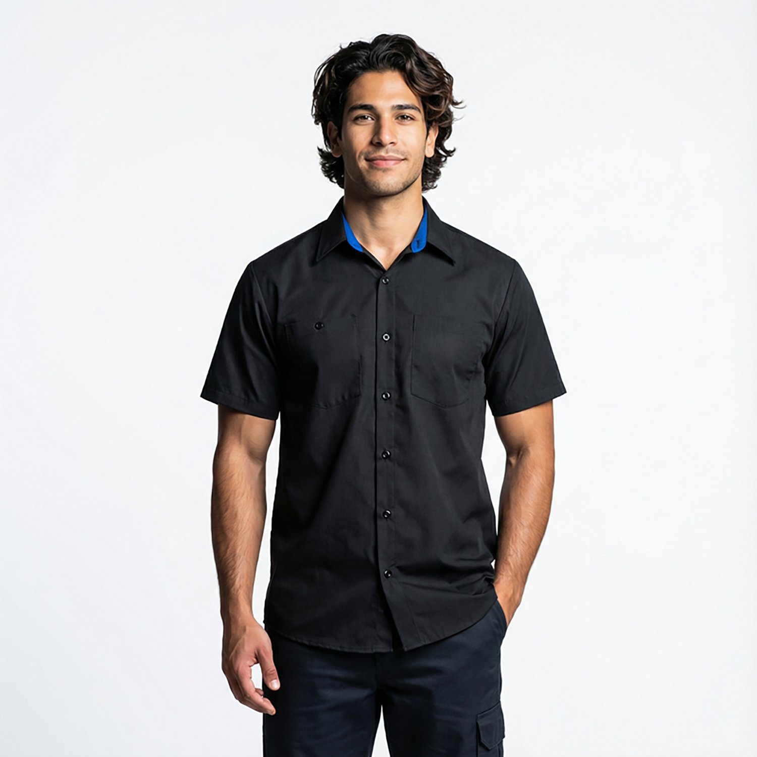 Red Kap Men's Performance Plus Shop Short Sleeve Shirt with OilBlok Technology                                                   - view number 2