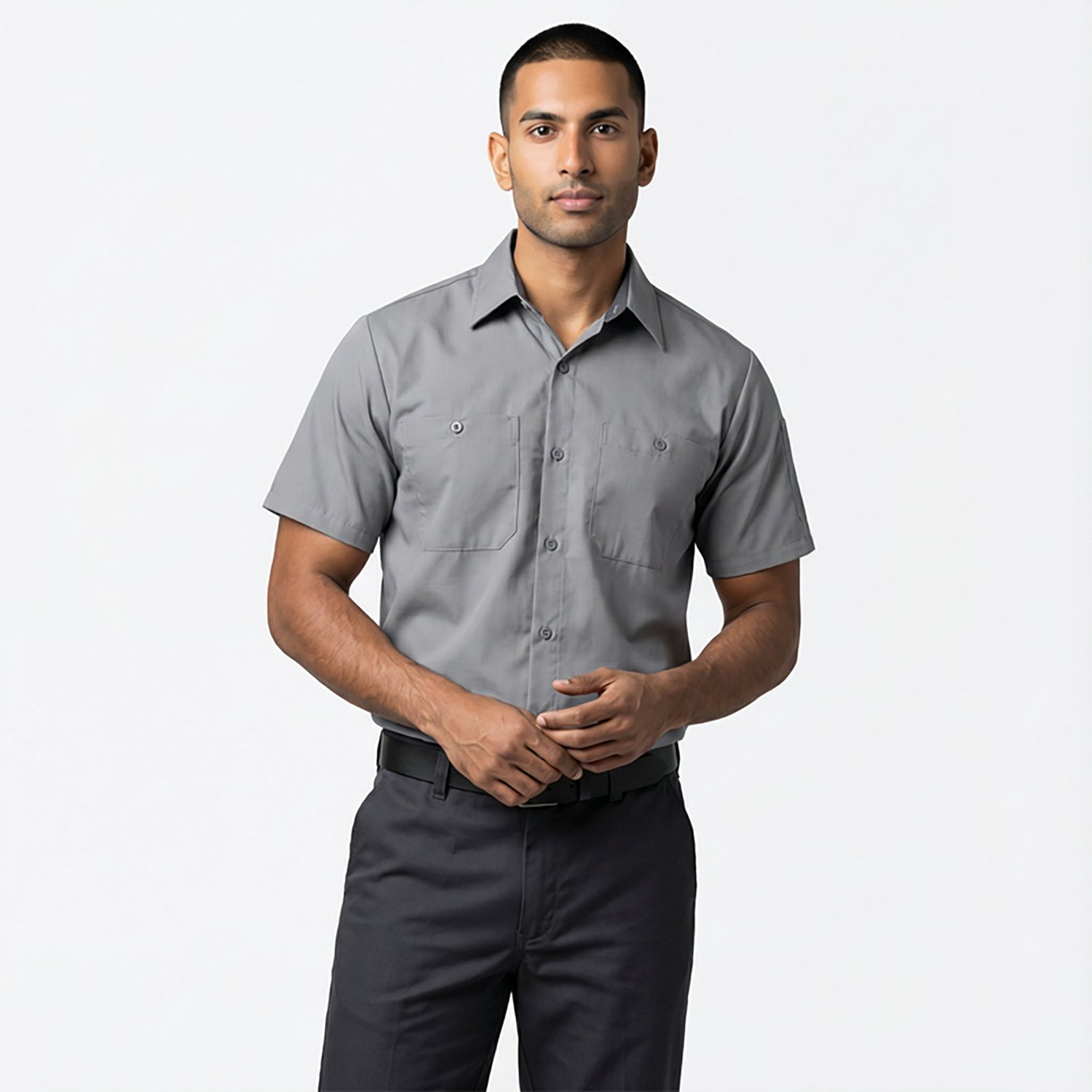 Red Kap Men's Performance Plus Shop Short Sleeve Shirt with OilBlok Technology                                                   - view number 2