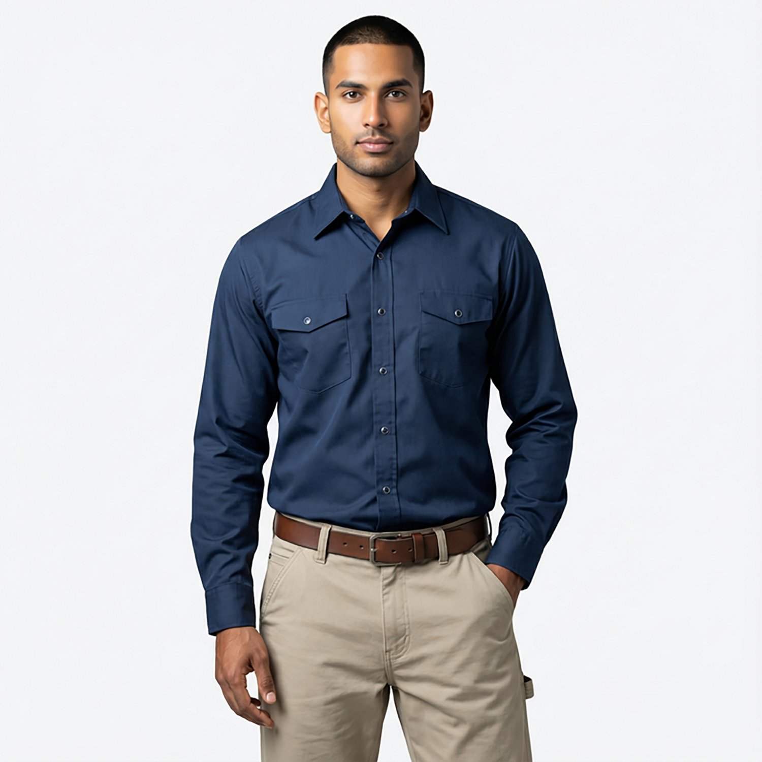 Red Kap Men's Specialized Cotton Long Sleeve Work Shirt                                                                          - view number 2