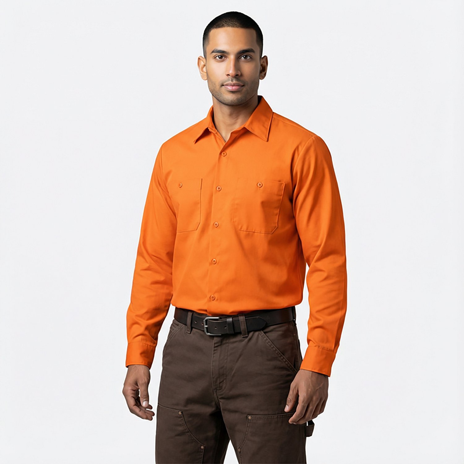Red Kap Men's Wrinkle-Resistant Cotton Work Shirt                                                                                - view number 2