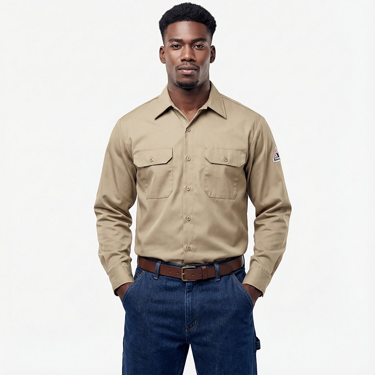 Bulwark Men's Midweight Flame Resistant Work Shirt - view number 2