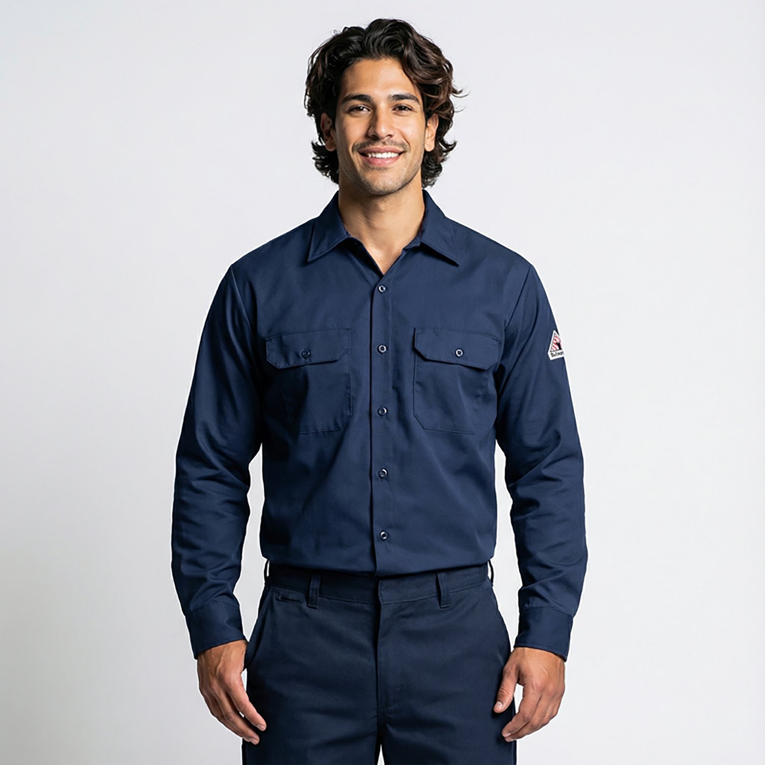 Bulwark Men's Midweight FR Work Shirt