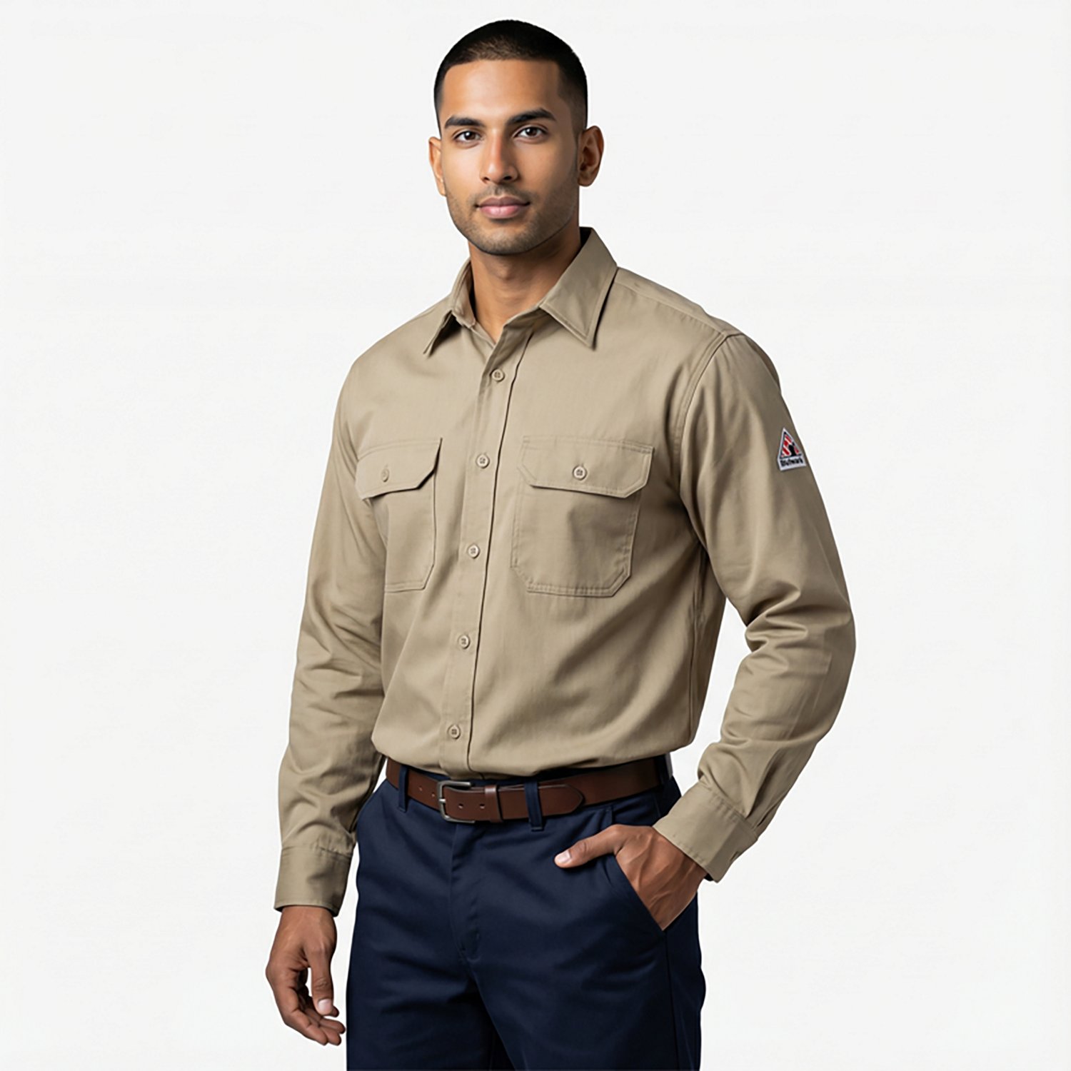 Bulwark Men's Lightweight Nomex Flame Resistant Uniform Shirt - view number 2
