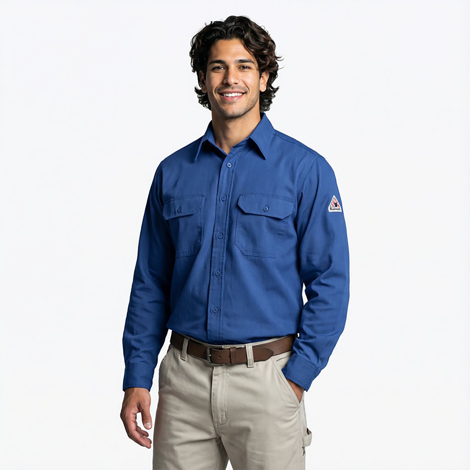 Bulwark Men's Lightweight Nomex Flame Resistant Uniform Shirt - view number 2