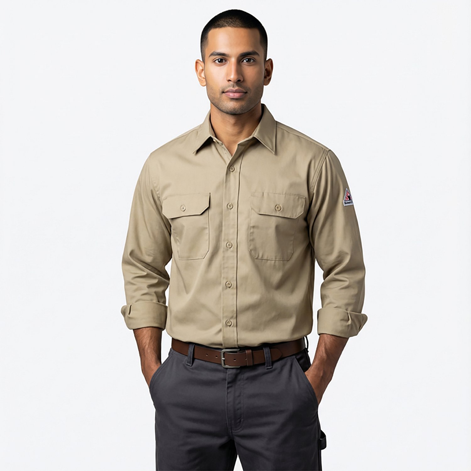 Bulwark Men's Midweight Flame Resistant  ComforTouch Work Shirt - view number 2
