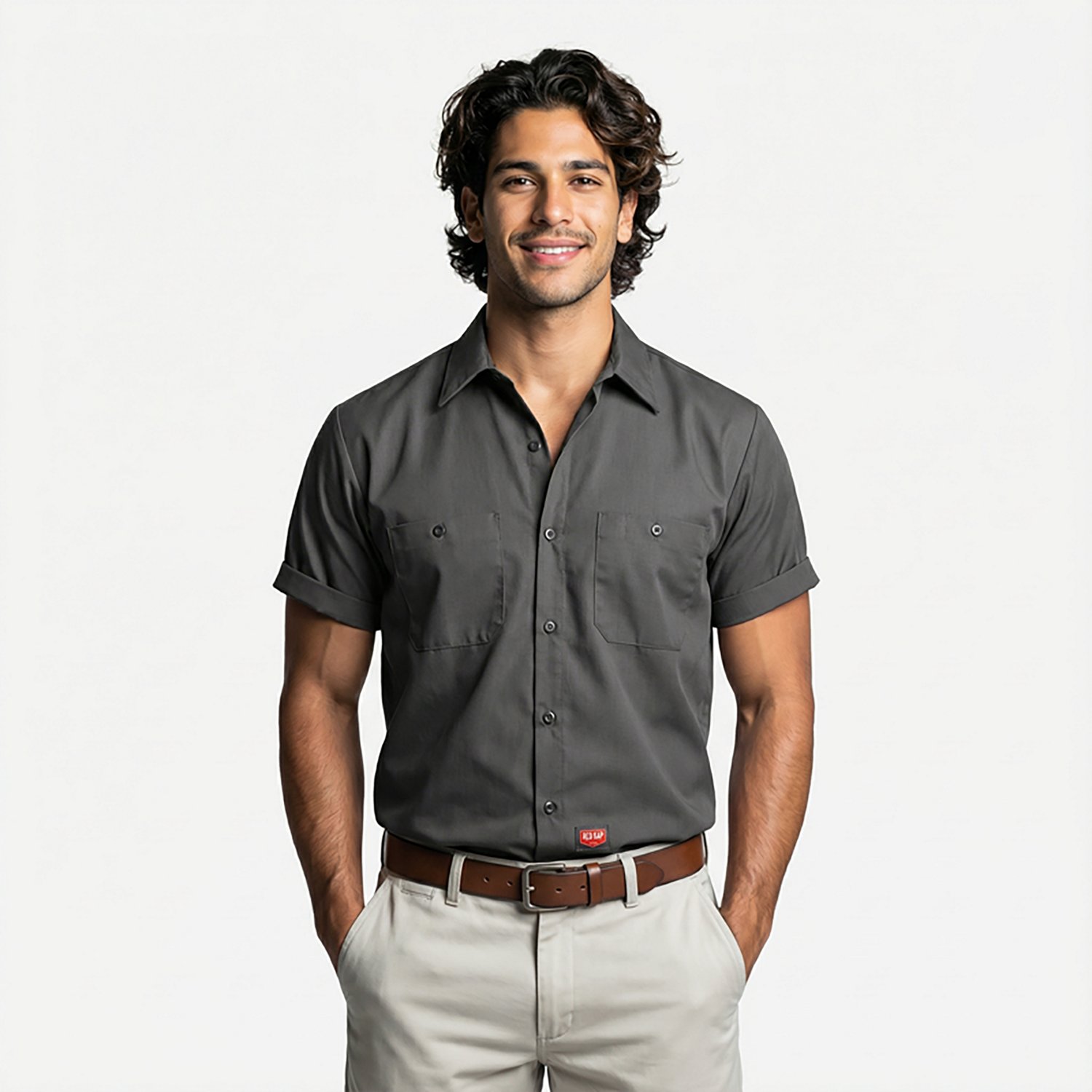 Red Kap Men's MIMIX Long Sleeve Work Shirt                                                                                       - view number 2