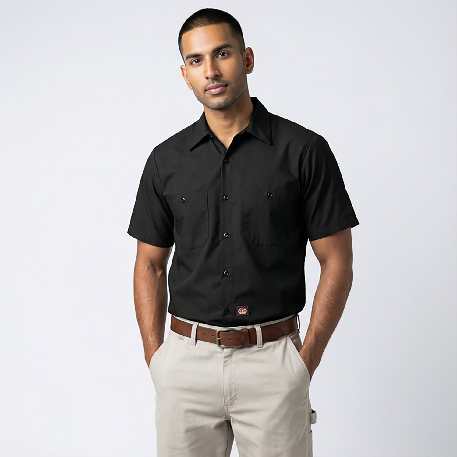 Red Kap Men's Solid Short Sleeve Crew Shirt - view number 2