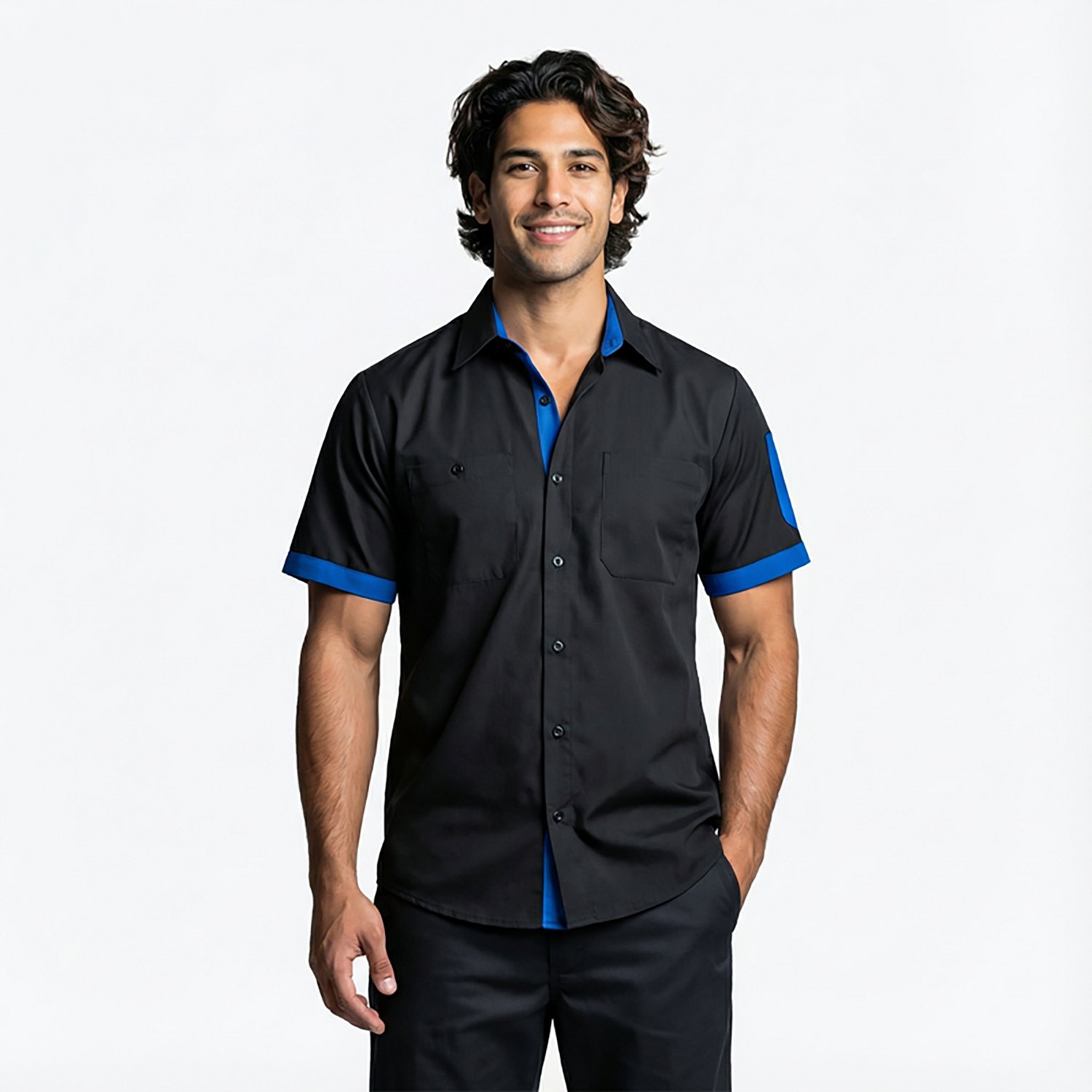 Red Kap Men's Performance Plus Shop Short Sleeve Shirt with OilBlok Technology                                                   - view number 2